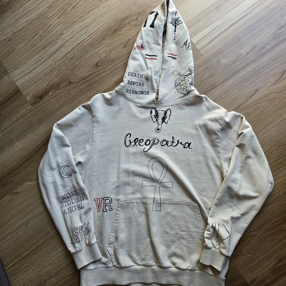 XXXtentacion cleopatra tattoo hoodie sz. L made in USA RARE!